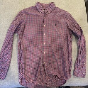 Ralph Lauren Long Sleeve Button Down Shirt: Size Medium
